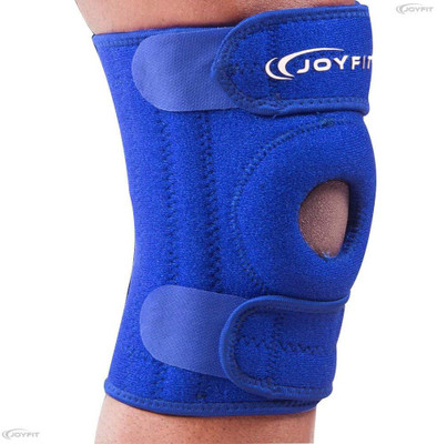 

JoyFit Knee Brace with Dual Side Stabilizers for Ligament Injuries, Sports, Running, Arthritis, Patella, Pain, Osteoarthritis, Support for Men and Women Knee Support (Free Size, Blue)