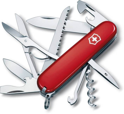 

DELTOYHUT Original 15 in 1 Stainless Steel Multi Function Swiss Knife with Screwdriver, Saw 18 Function Multi Utility Swiss Knife(Multicolor)