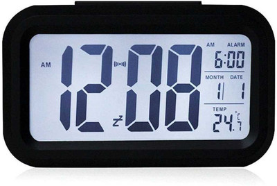 THEAURA Digital Black Clock
