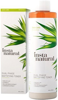 

InstaNatural Mattifying Toner Dual Phase For Facial Oil Control & Matte Skin Anti Shine Daily Primer With Pure & Natural Mineral Extracts(236.59 ml)