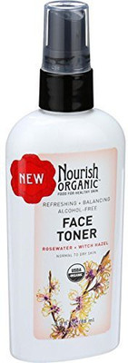 

Nourish Organic Face Toner Refreshing And Balancing Rosewater And Witch Hazel 3 Oz(88.73 ml)