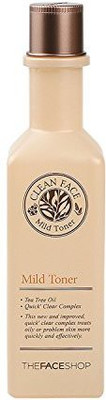 

The Face Shop Clean Face Mild Toner 130Ml 4.395Oz(130 ml)