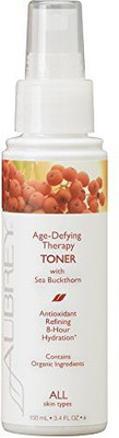

Aubrey Organics AgeDefying Therapy Toner Spray With Sea Buckthorn 3.4 Oz.(100.56 ml)