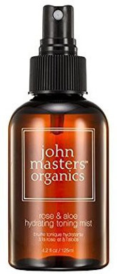 

John Masters Organics Rose & Aloe Hydrating Toning Mist Moisturizing & Soothing Face & Body Spray For Dry & Oily Skin Alcohol Free 1 Oz(29.58 ml)