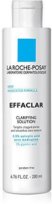 

La Roche Posay Effaclar Clarifying Solution Face Toner For Acne Prone Skin With Salicylic Acid & Glycolic Acid, 6.76 Fl. Oz.(200 ml)