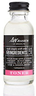 

Sw Basics Vegan Vegetarian Skin Care Toner By All Natural Skincare Organic Ingredients 1 Oz Travel Size(29.58 ml)