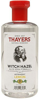 

Thayers Witch Hazel Astringent With Aloe Vera Formula, Lemon 12Oz. Bottles(354.89 ml)