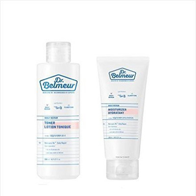 

The Face Shop Dr. Belmeur Daily Repair Moisturizer & Toner Set For Sensitive Skin Very Mild And Natural(118.3 ml)