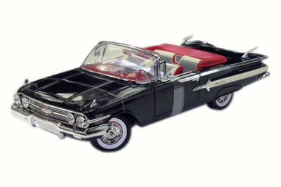 

Motormax 1960 Chevy Impala Convertible 73110 1/18 Scale(Black)