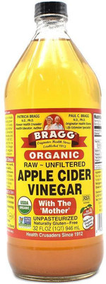 

Bragg Organic Raw - Unfiltered Apple Cider Vinegar - 946ml(32oz) Vinegar(946 ml)