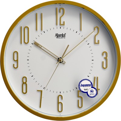 AJANTA Analog 30 cm X 30 cm Wall Clock(White, With Glass, Standard)