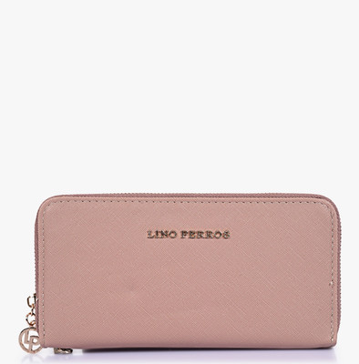 

Lino Perros Women Pink Artificial Leather Wallet(8 Card Slots)