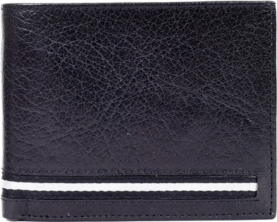 

Lino Perros Men Black Genuine Leather Wallet