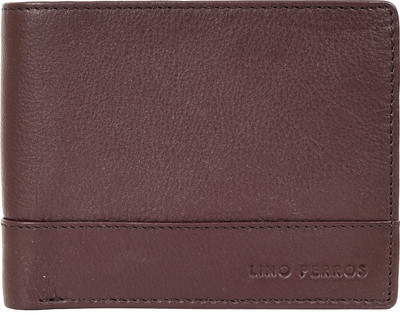 

Lino Perros Men Brown Genuine Leather Wallet