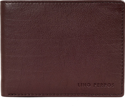 

Lino Perros Men Brown Genuine Leather Wallet