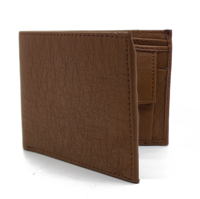 

Elegant Men Brown Artificial Leather Wallet(4 Card Slots)