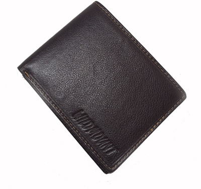

Wildmount Men Brown Genuine Leather Wallet(10 Card Slots)