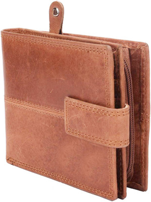 

Wildmount Men Tan Genuine Leather Wallet(4 Card Slots)