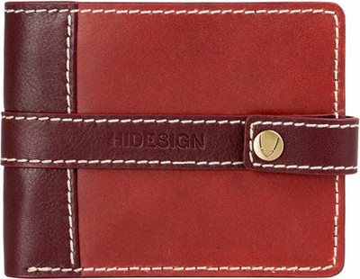 

Hidesign Men Red, Brown Genuine Leather Wallet(8 Card Slots), Rust