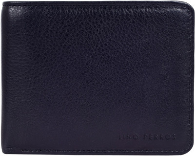 

Lino Perros Men Black Genuine Leather Wallet
