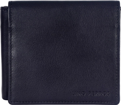 Lino Perros Men Black Genuine Leather Wallet