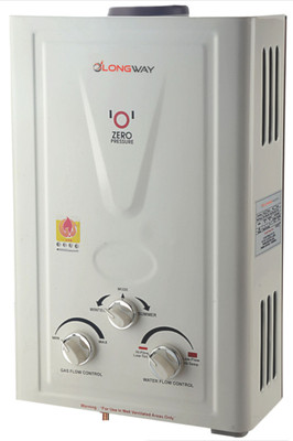 

LONGWAY 7 L Gas Water Geyser(Off White, Xolo dlx)