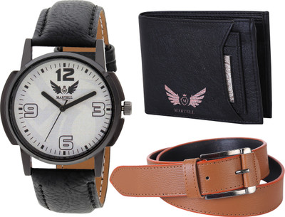 

Martell Analog Watch Combo(White)