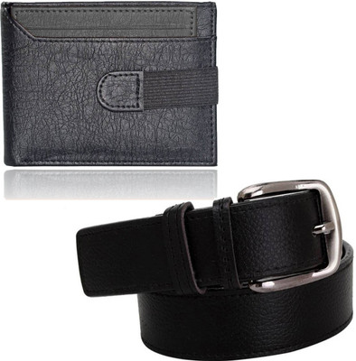 

Elligator Belt, Wallet Combo(Black)