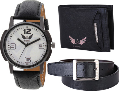 

Martell Analog Watch Combo(White)