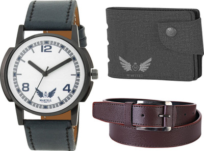 

Martell Analog Watch Combo(White)