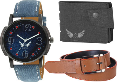 

Martell Analog Watch Combo(Blue)