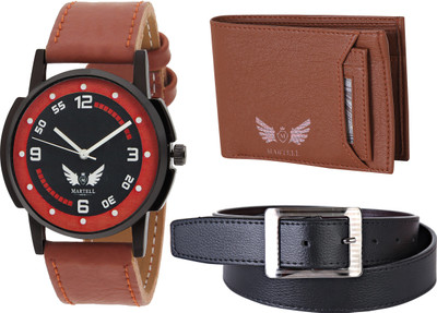 

Martell Analog Watch Combo(Black)