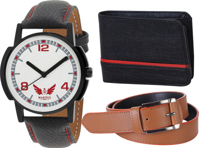 

Martell Analog Watch Combo(White)