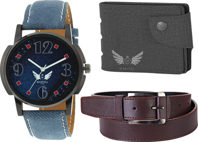 

Martell Analog Watch Combo(Blue)