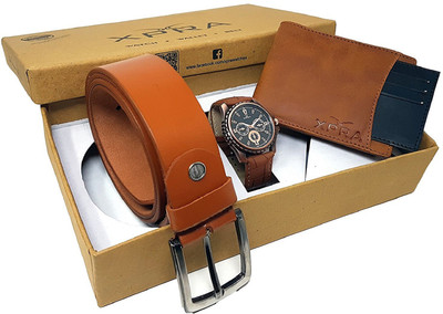 

Xpra Analog Watch Combo(Brown)
