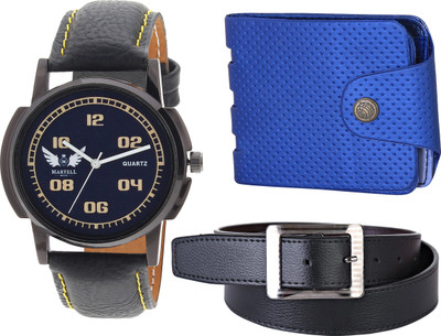 

Martell Analog Watch Combo(Blue)