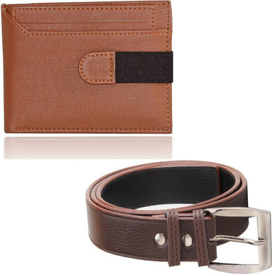 

Elligator Belt, Wallet Combo(Brown, Tan)