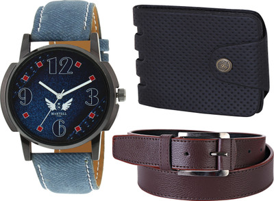 

Martell Analog Watch Combo(Blue)