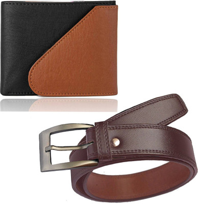 

Elligator Belt, Wallet Combo(Brown, Tan)