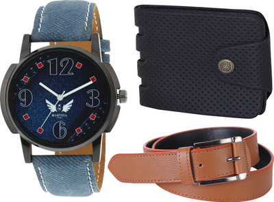 

Martell Analog Watch Combo(Blue)