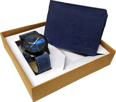 

Xpra Analog Watch Combo(Blue)