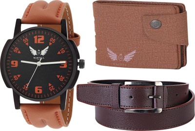 

Martell Analog Watch Combo(Black)