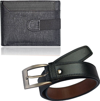 

Elligator Belt, Wallet Combo(Black)