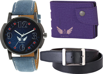 

Martell Analog Watch Combo(Blue)