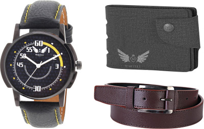 Martell Analog Watch Combo(Black)