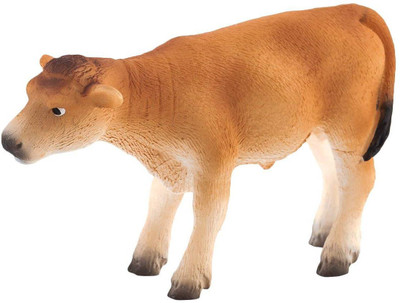 

Sirius Toys Mojo Fun 387147 Jersey Calf Standing Realistic Farm Animal Toy Cow Replica New For 2013!(Orange)