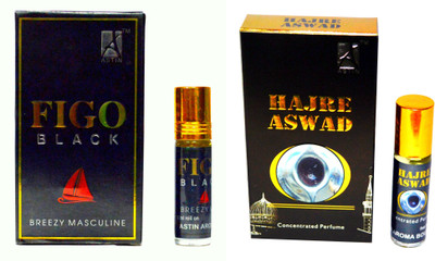 

Astin FIGO Black and Hajre Aswad UAE Edition Floral Attar(Dehn el oud)