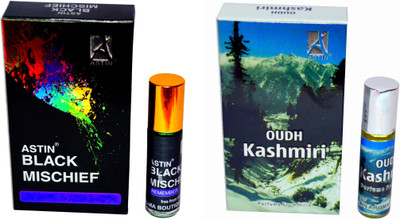 

Astin Black Mischief and Kashmiri Oudh UAE Edition Floral Attar(Fruity)