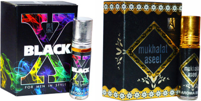 

Astin X-Black Extreme and Mukhalat Aseel UAE Edition Floral Attar(Blends (mukhallat))