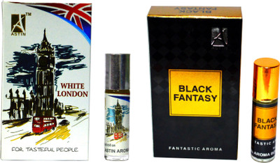 

Astin White London and Black Fantasy UAE Edition Perfume - 12 ml(For Men & Women)
